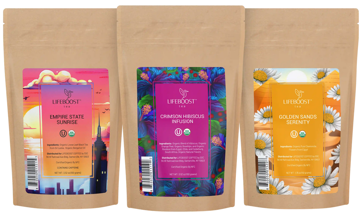 Lifeboost World Explorer Tea Trio