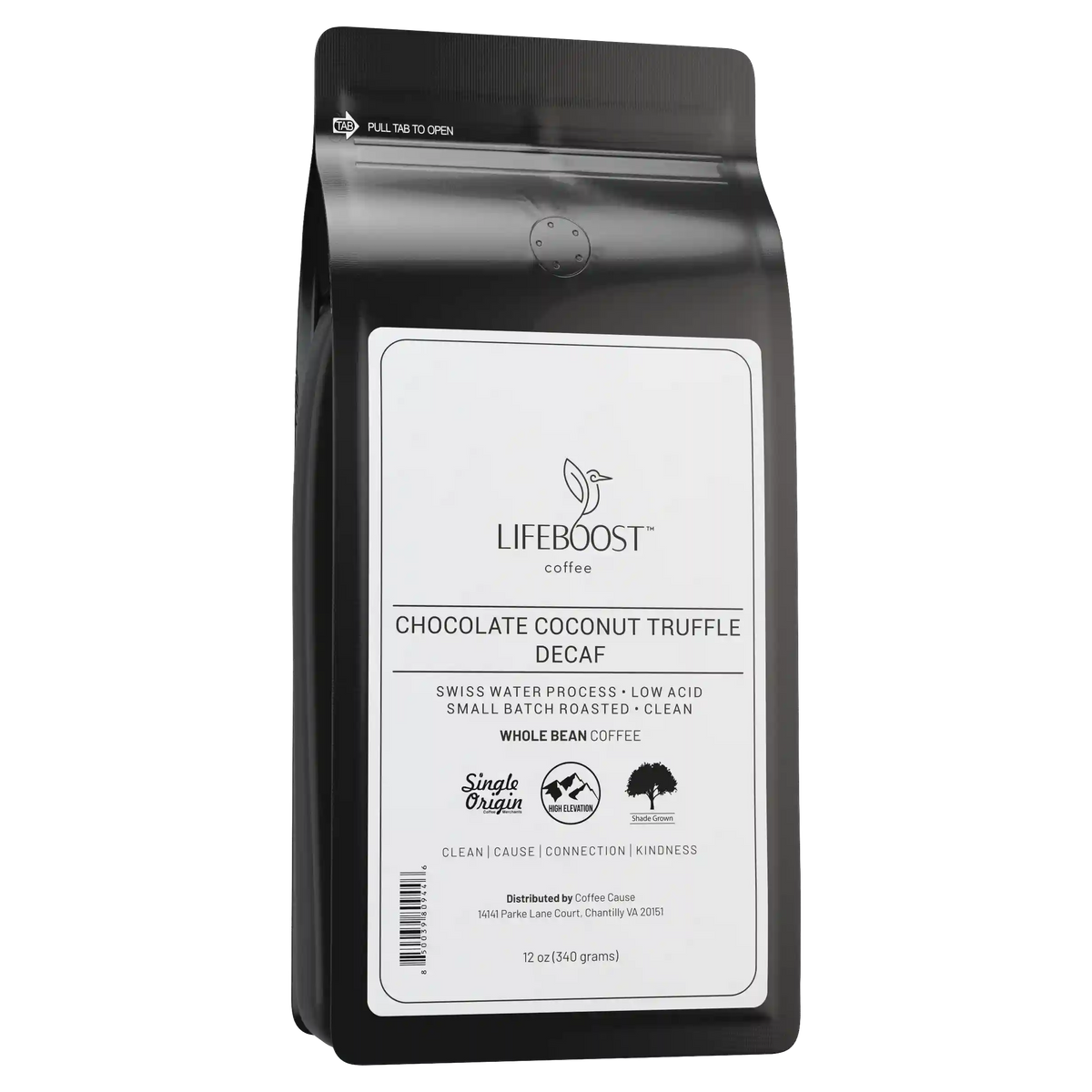 Dark Chocolate Coconut Truffle Decaf