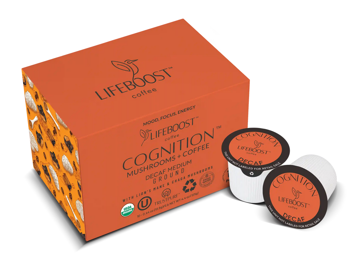 Decaf Cognition Mushroom Pods